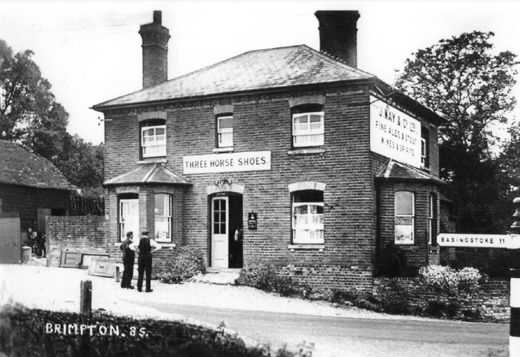 Brimpton History The Three Horseshoes Brimpton Village